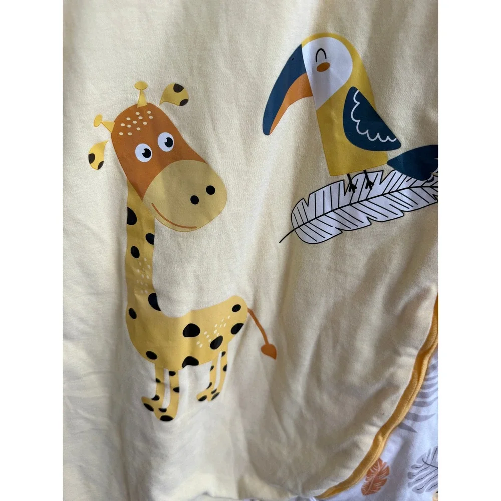 Baby Yellow Safari Giraffe Toucan Antibacterial Sleep Sack Wearable Blanket Kids